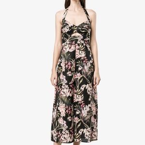 Zimmerman Floral Print Halter Neck Dress